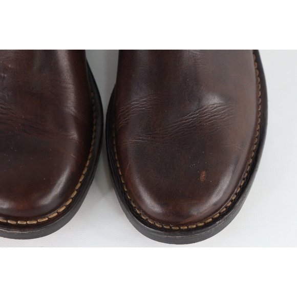 Vintage 90s Cole Haan Mens Size 10 M Leather Ankle Pull On Chelsea Boots Brown main image 4